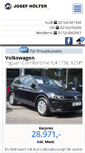 Mobile Screenshot of josef-hoelter.de